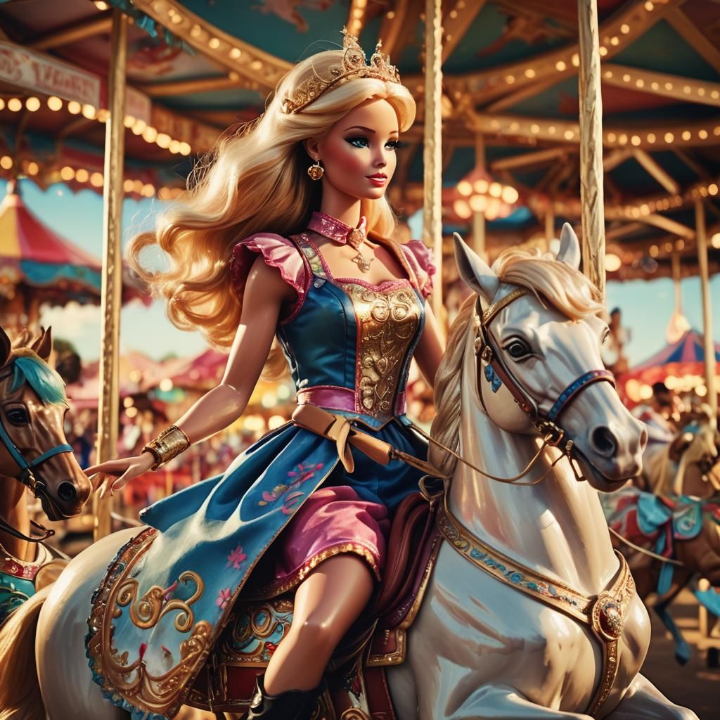 Rodeo Queen Barbie at the Fair