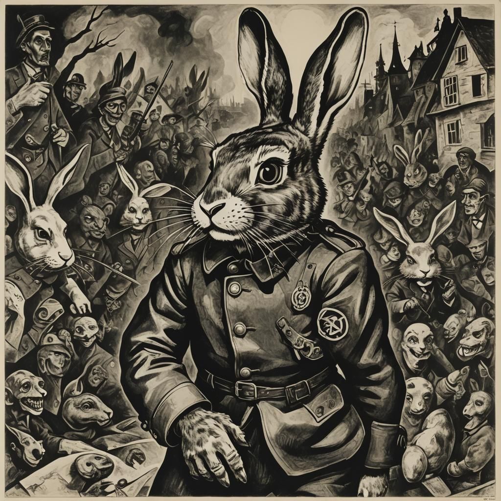 Rabbit Depicts Civil War in Expressionist Style