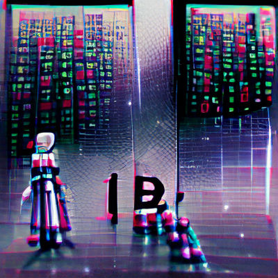 Binary Code Stream: Digital Matrix