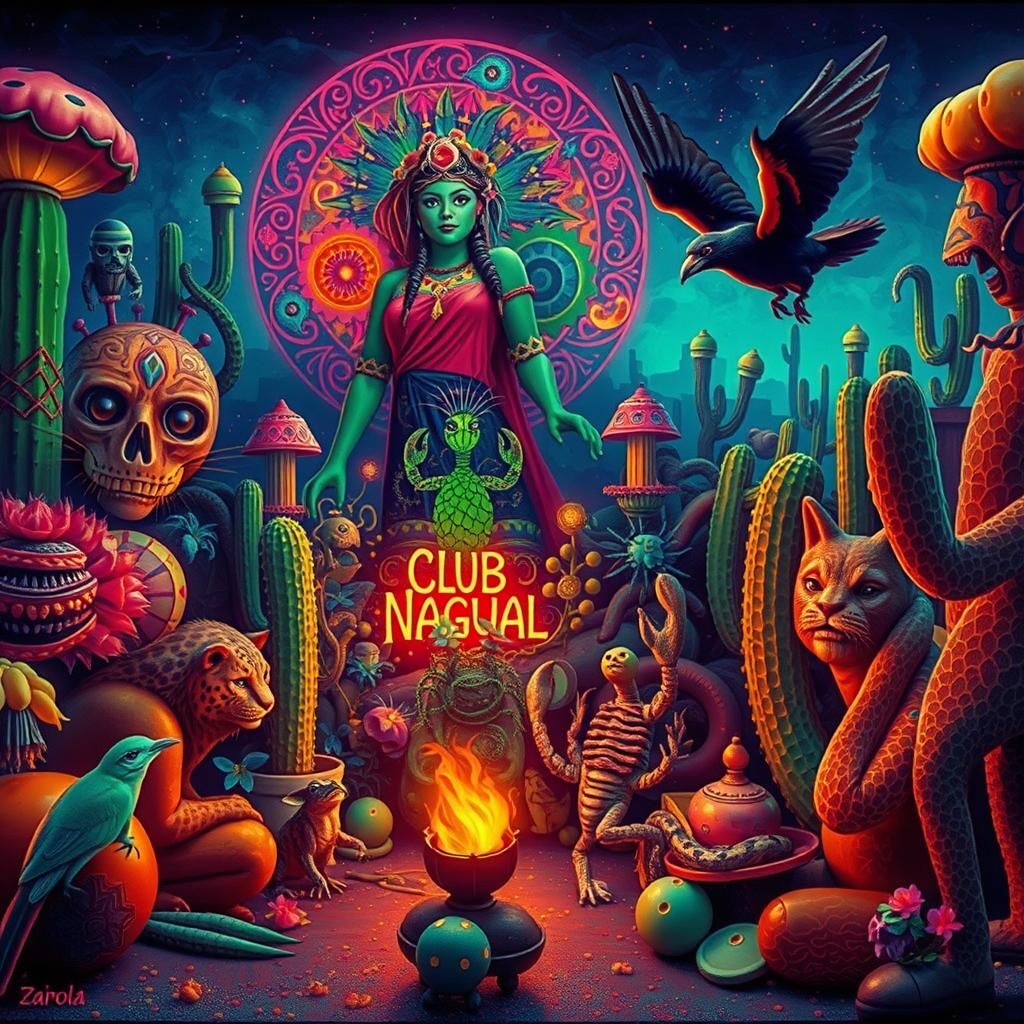 Club Nagual: Psychedelic Underground Nightclub Diorama