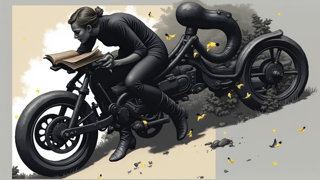 Contemplative Woman Seeks Solace in Nature's Sanctuary