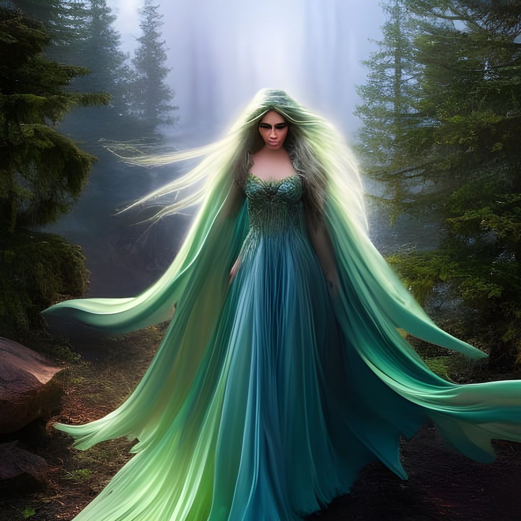 Detailed Fantasy Portrait of The Solstice Fairy