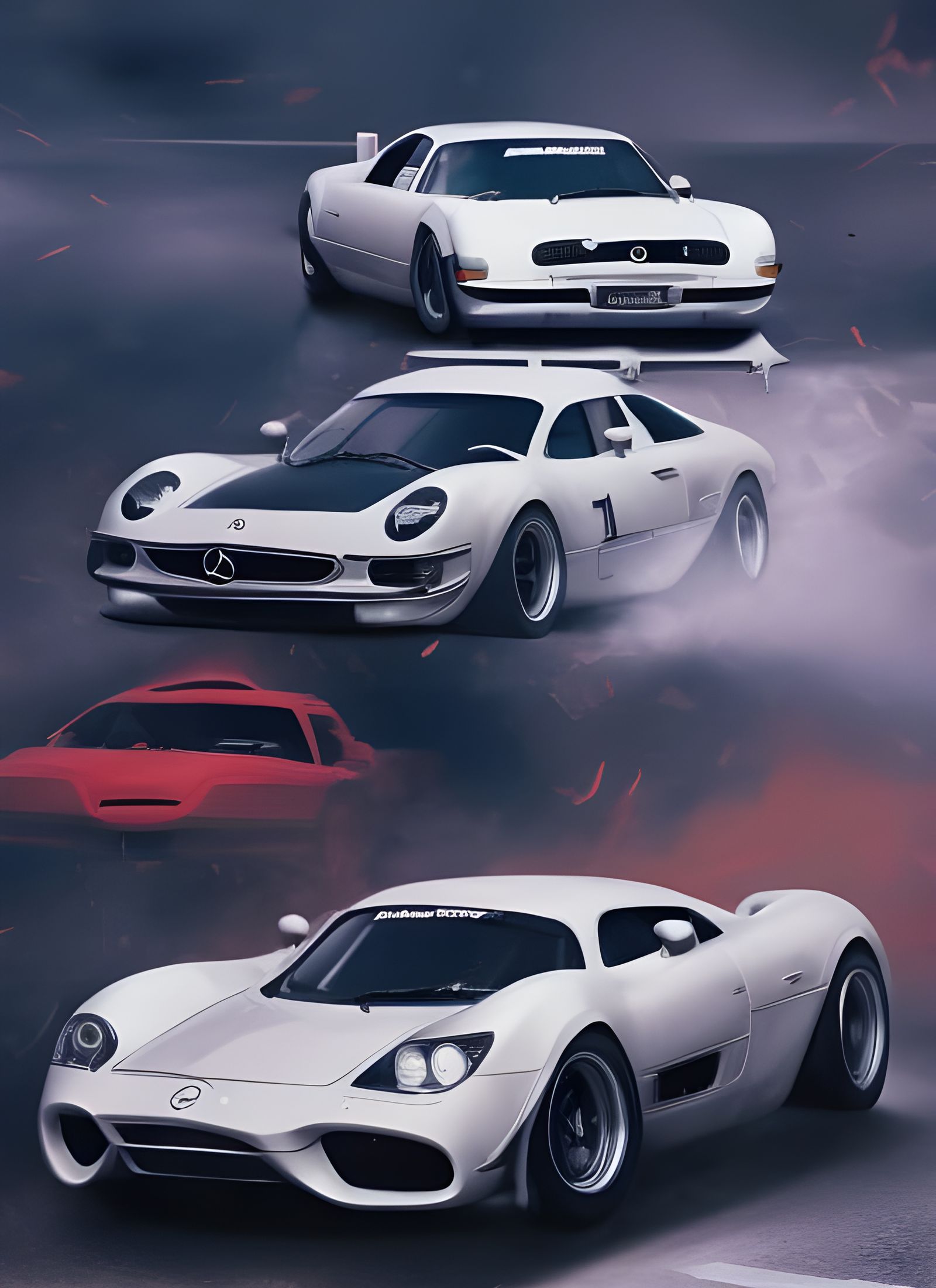 Hyperrealistic Mercedes-AMG Supercars in 3D