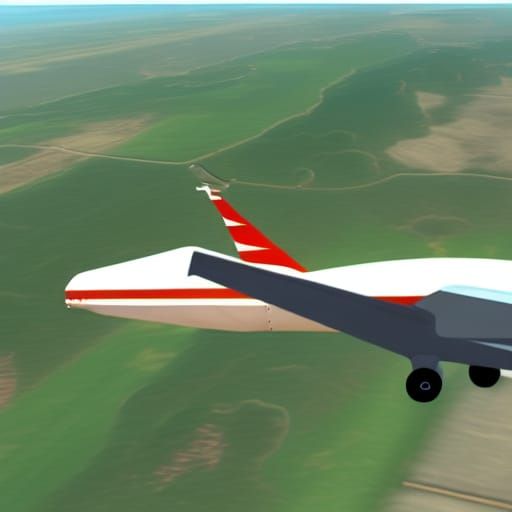 Donkeys Piloting an Airplane in Realistic Detail