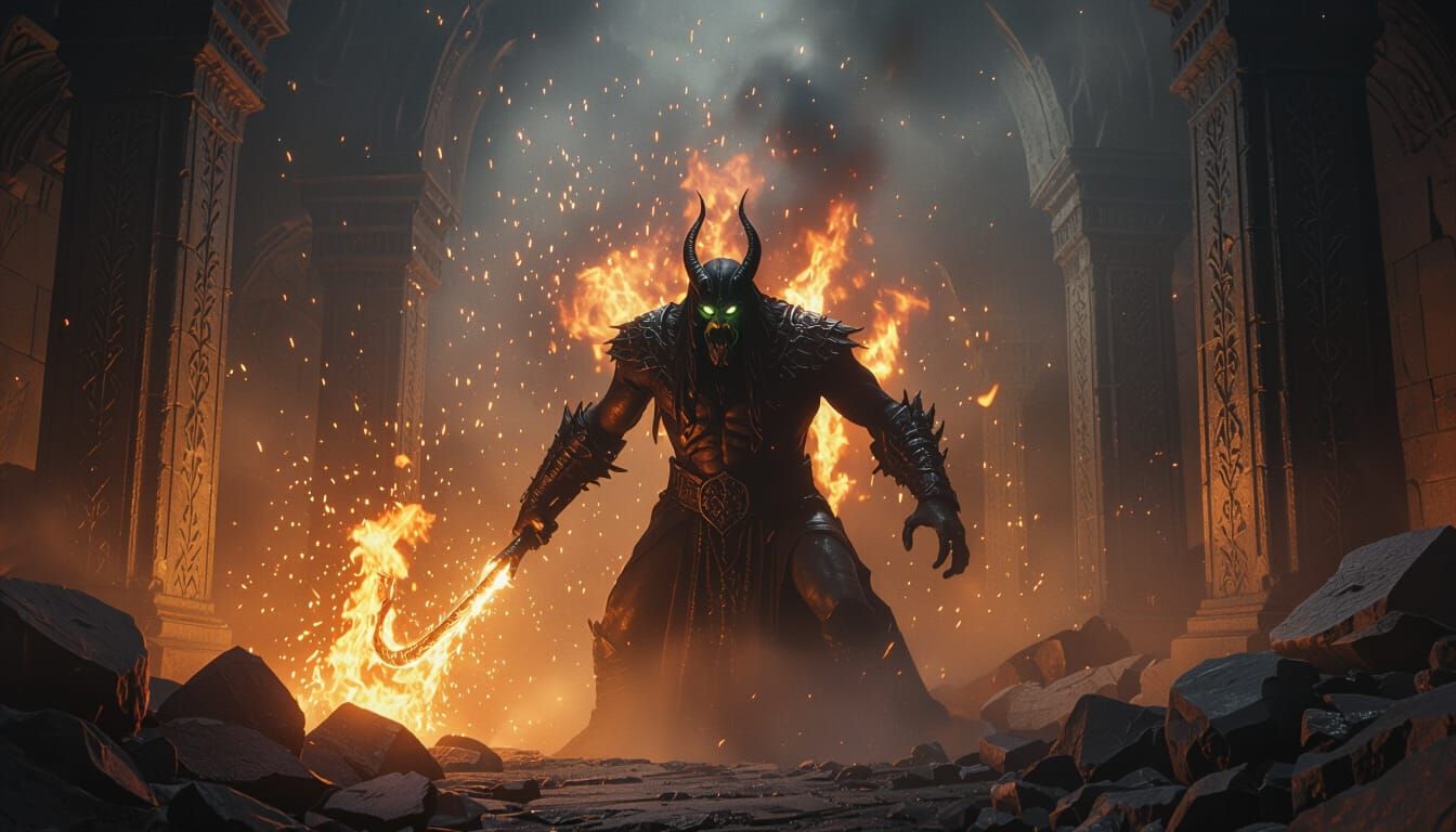 Balrog of Moria Emerges: Cinematic Lord of the Rings