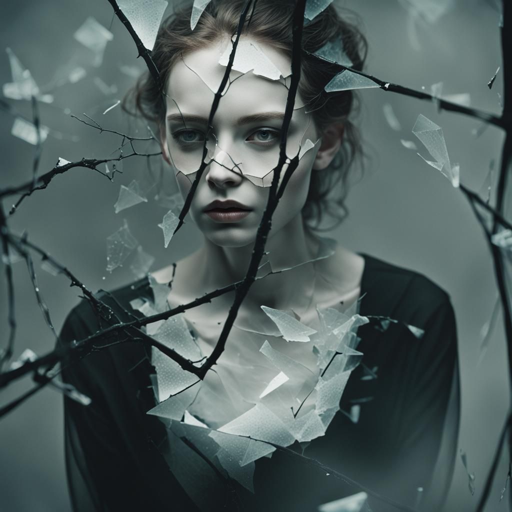 Woman broken from the inside, Conrad Roset, Paolo Roversi, d...