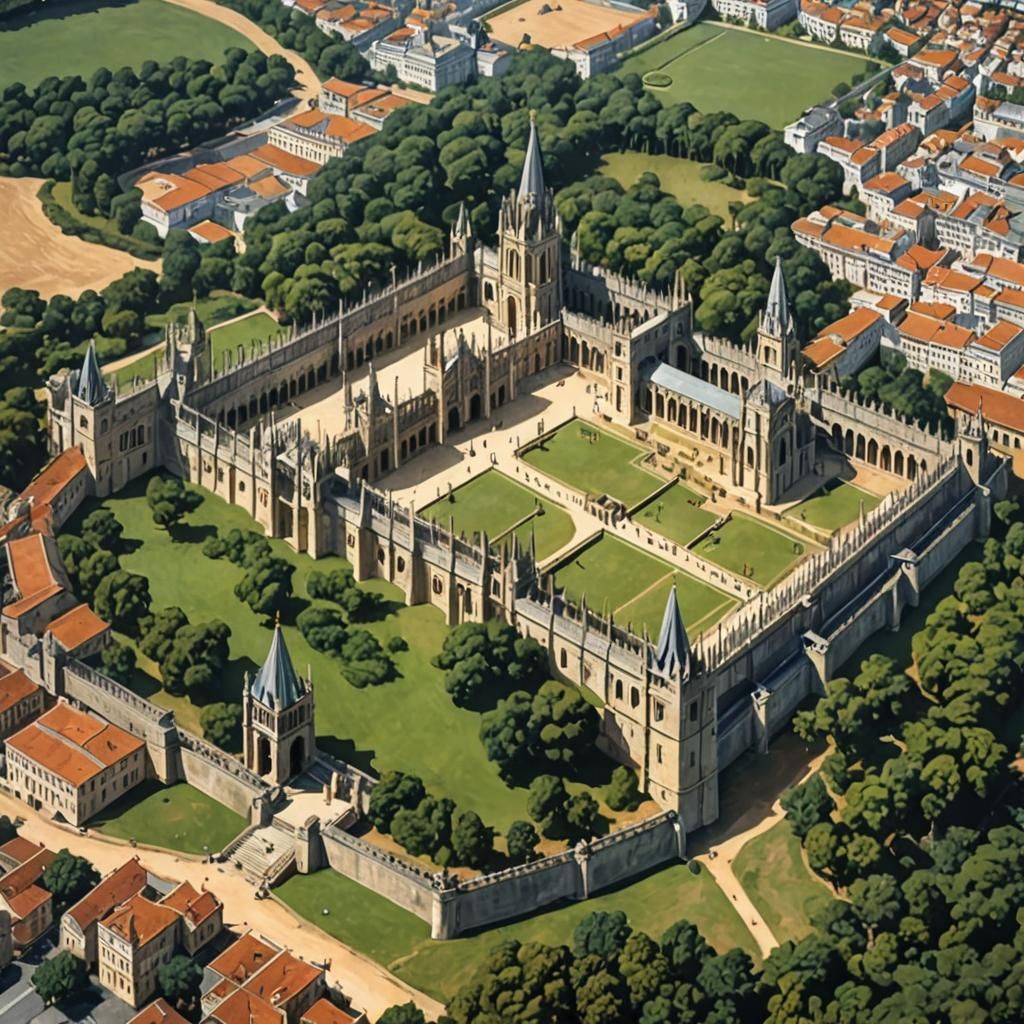 David and Goliath Battlefield Scene in Realist Style