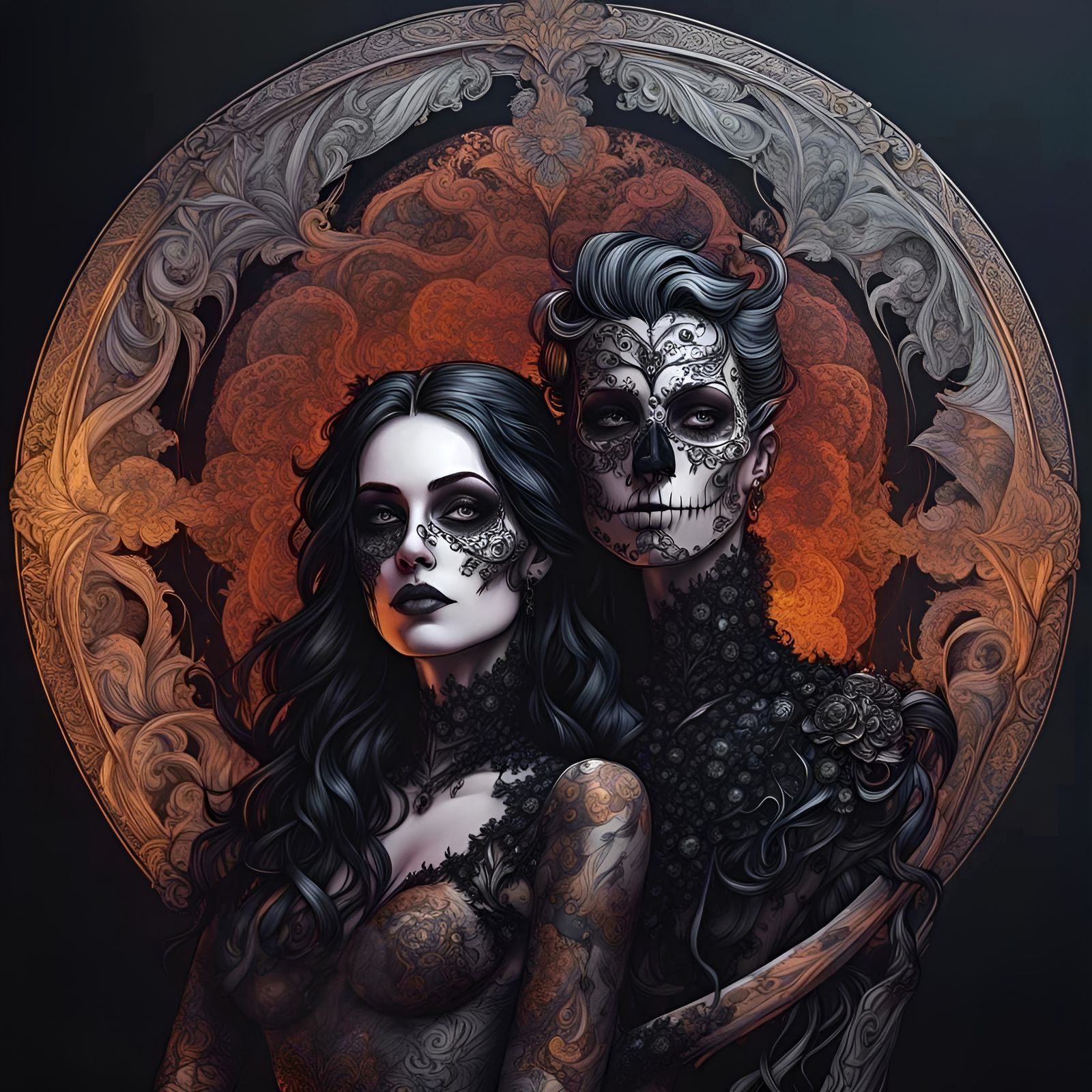A Lord of Skulls and His Lady
