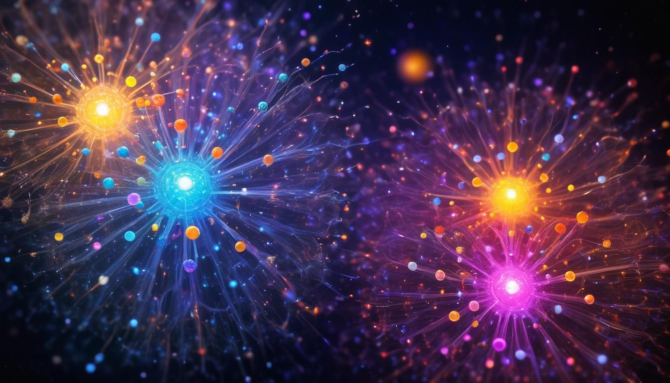 Ethereal Stars in Dynamic Quantum Color