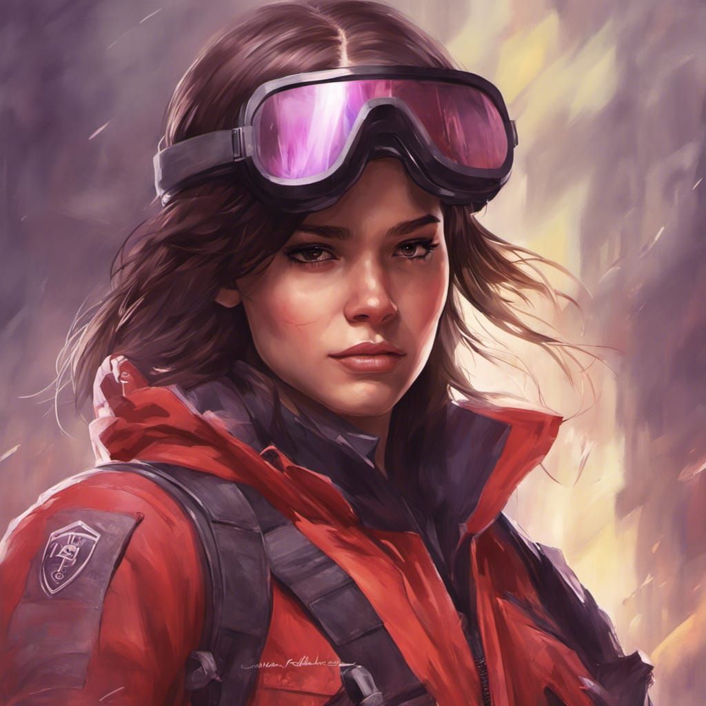 Hyperdetailed Portrait of Firefighter in Art Nouveau Style