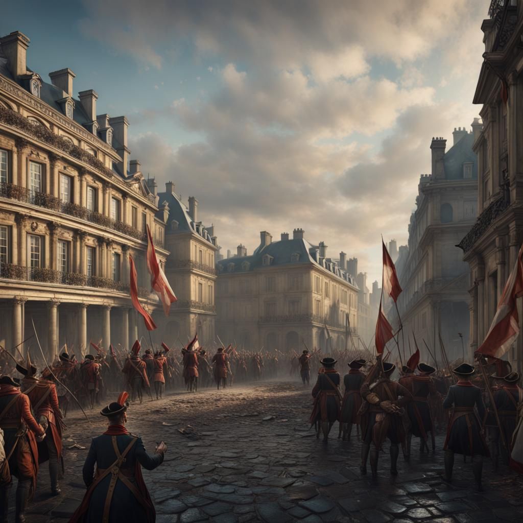 Fantastical French Revolution Concept Art