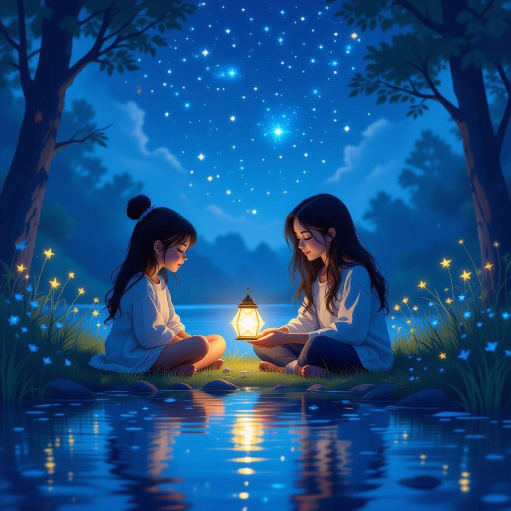 Celestial Glade: Hope and Divine Guidance