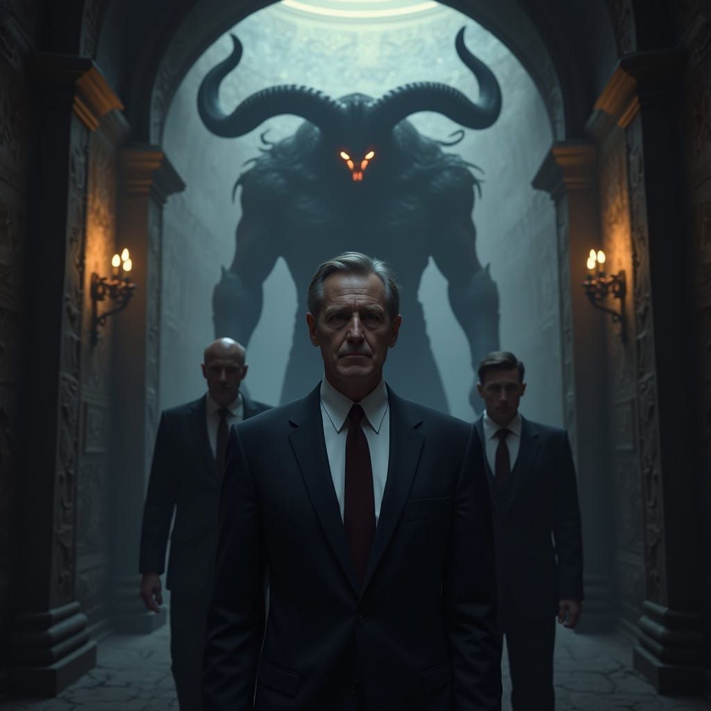 Politician Faces Dark Destiny in Ominous Chamber, Demonic En...