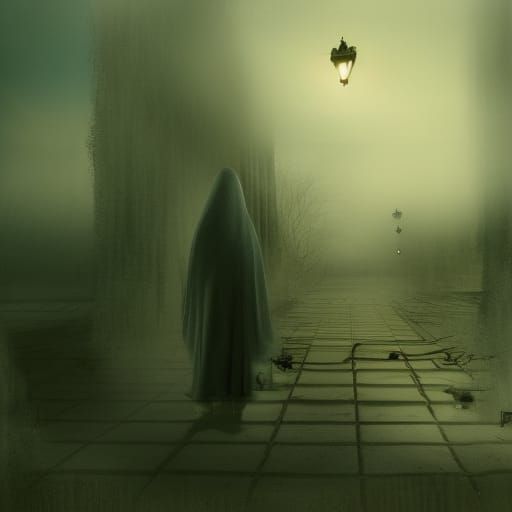 Doppelganger Ghost Breaks the Timeline: Matte Painting