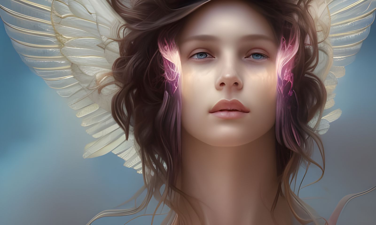 Ethereal Angelic Model Portrait in 8K Resolution