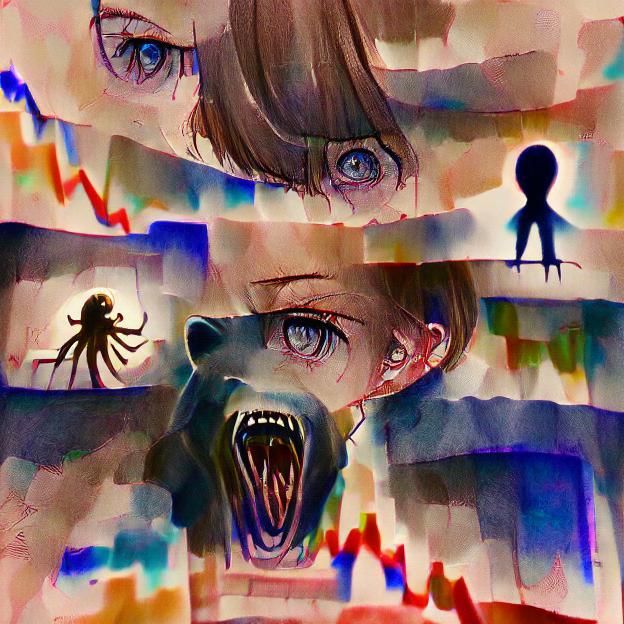Abstract Expression of Fear