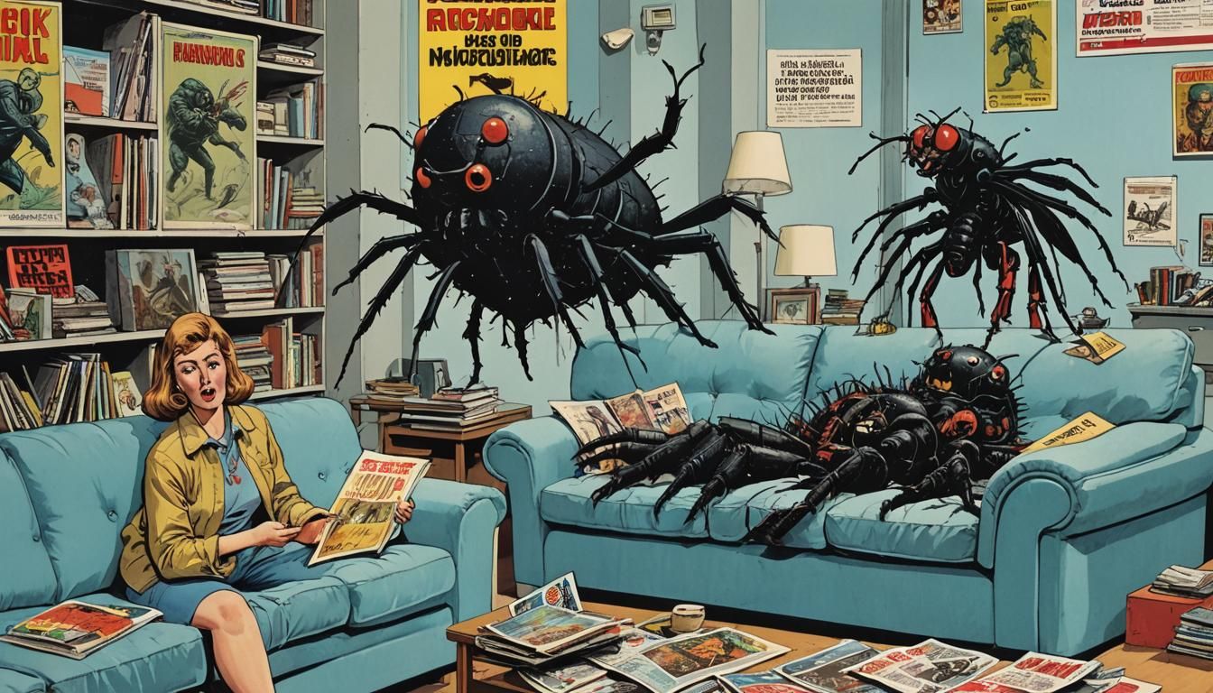 Radioactive Comic Book Battle in Polish Style