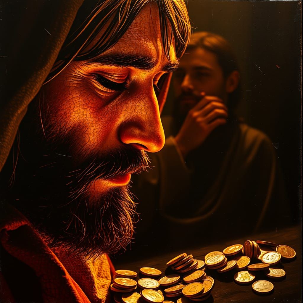 Kiss of Judas: A Double Exposure Mosaic