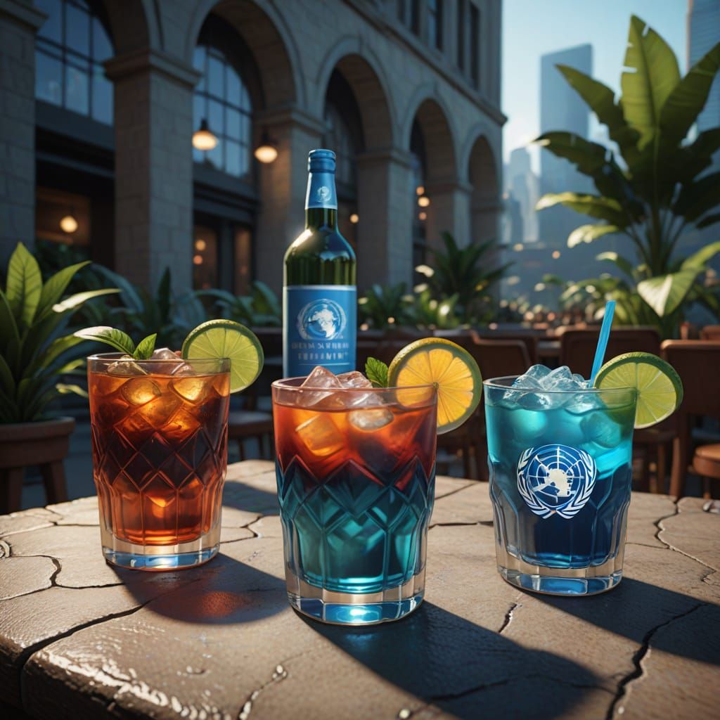 Draconian Cocktail Convergence in a Futuristic United Nation...