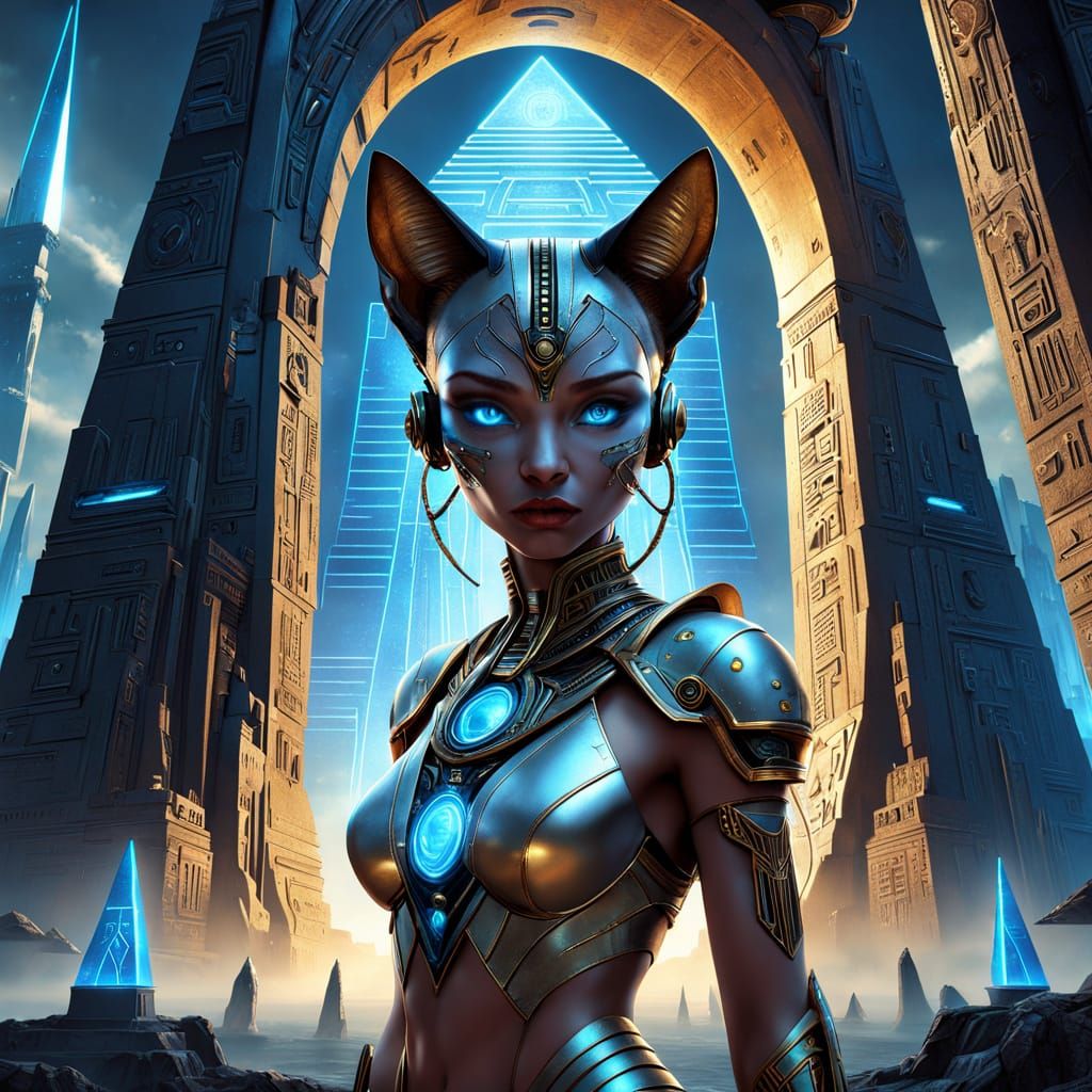 Cyber Bastet (Egyptian Goddess)