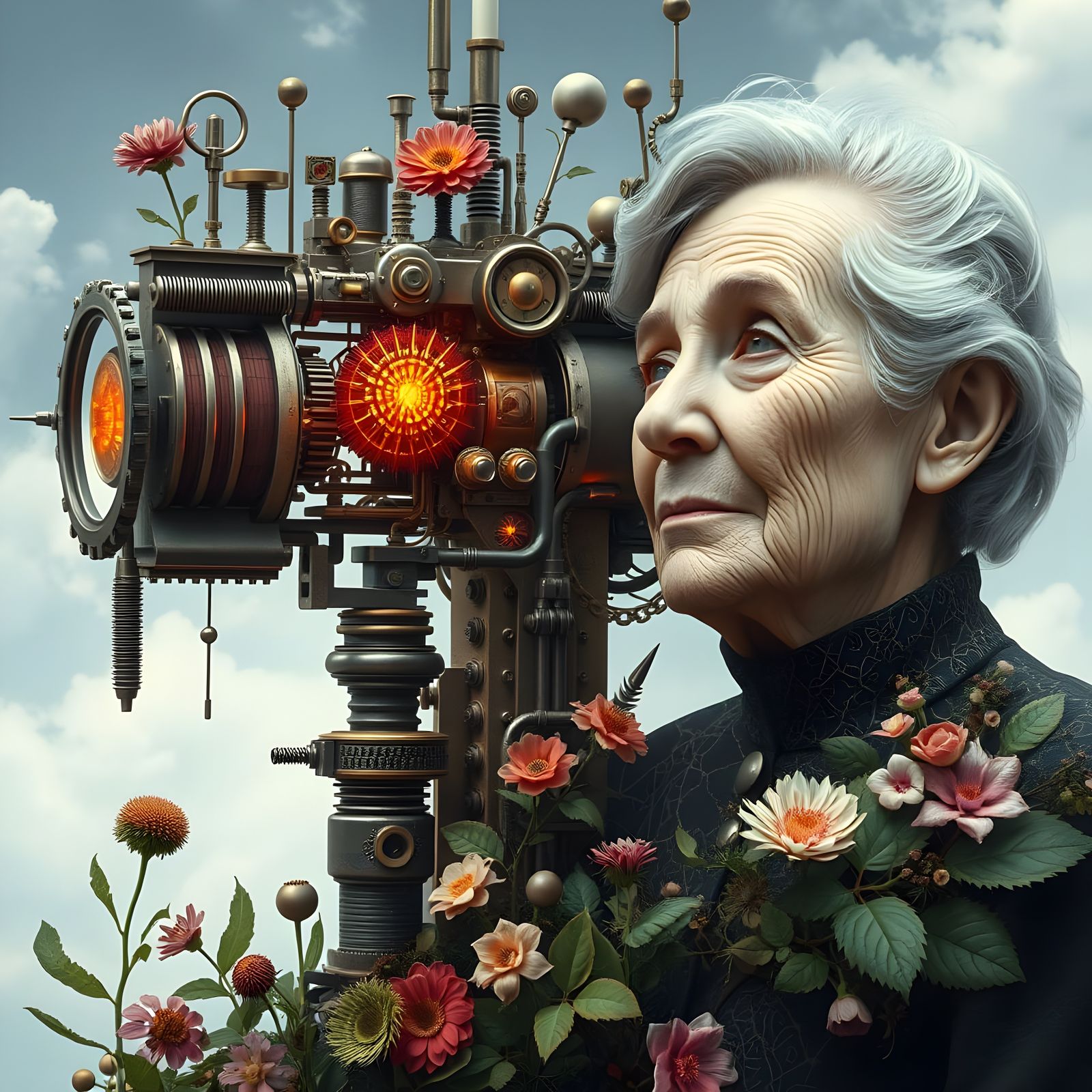 Botanical mechanical world