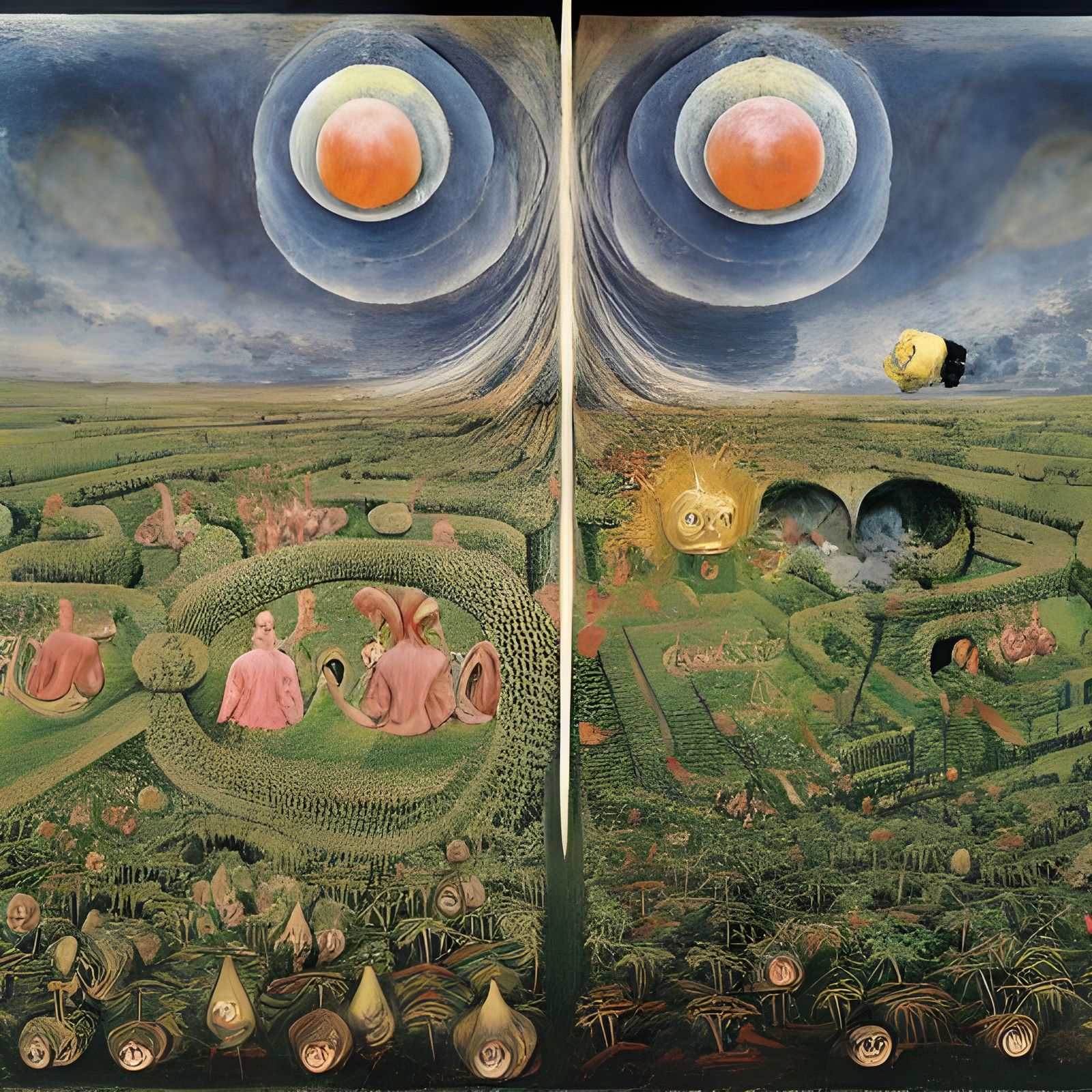 Cosmic Train Ride Through the Underworld Dreamscape