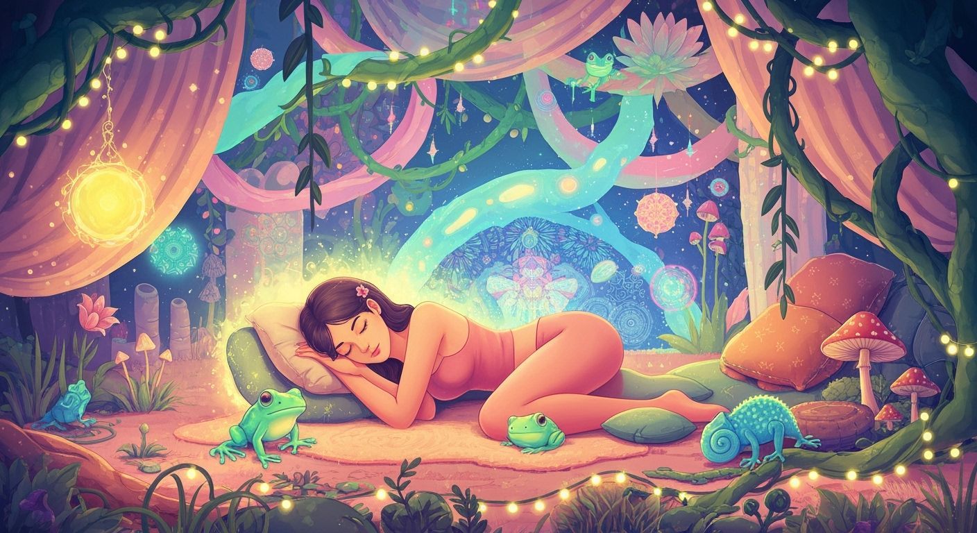 Ethereal Dreamscape: Bioluminescent Utopia