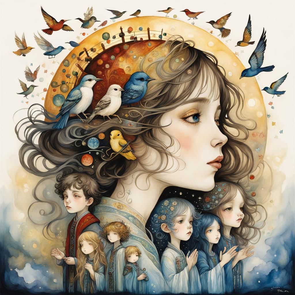 A choir of the world's children.