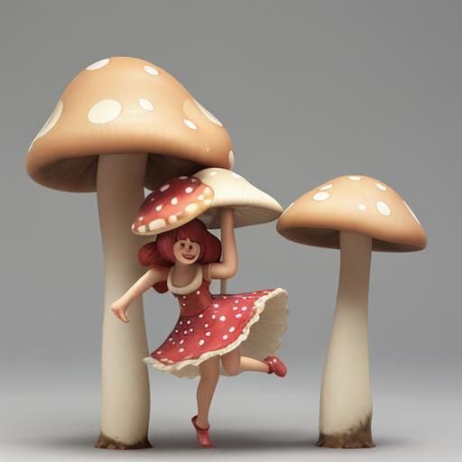Dancing Mushroom: An AI Interpretation