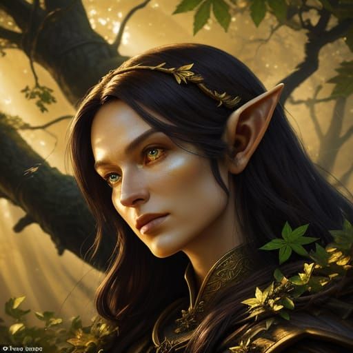Wood Elf Ranger in Golden Sunlight