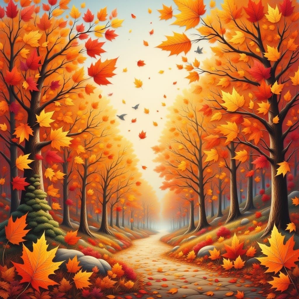 Autumn Paper Art Beauty