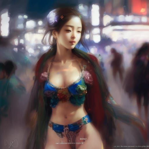 Carnaval Carioca Girl: Hyperrealistic Digital Art