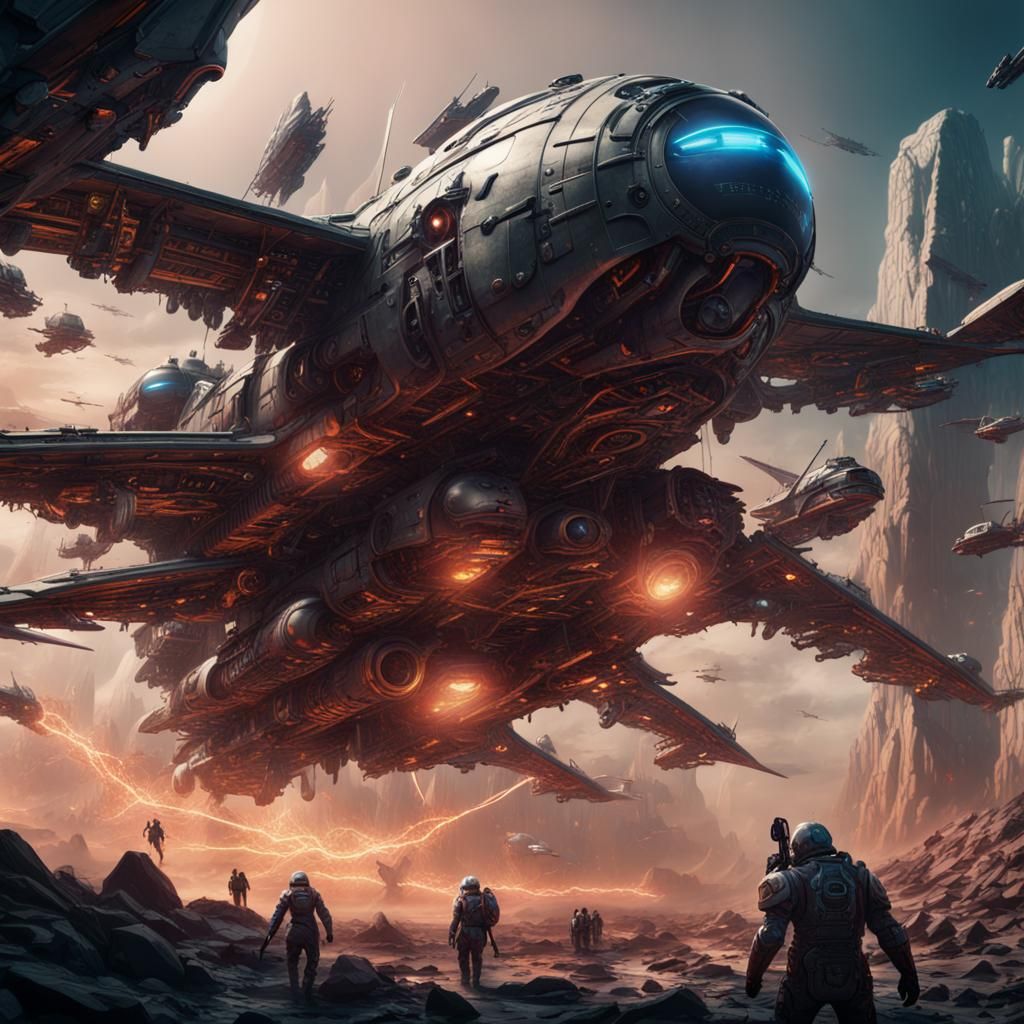 Cybernetic War in a Cyberpunk World