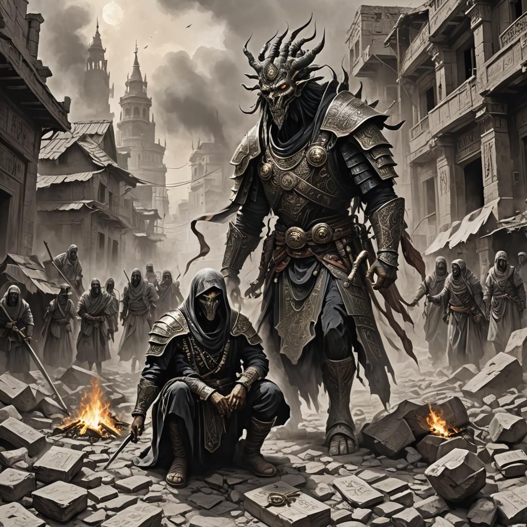 Sinister Celestial Blessing, Digital Art