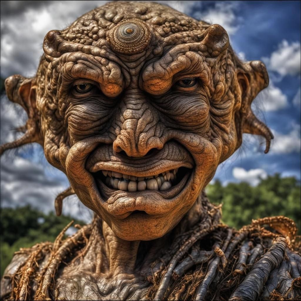 Photorealistic Aliens in Subdued Eldritch Lighting