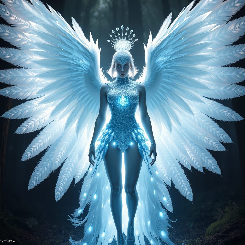 Lythera Vaelthar: Peacock Woman Warrior in Epic Fantasy