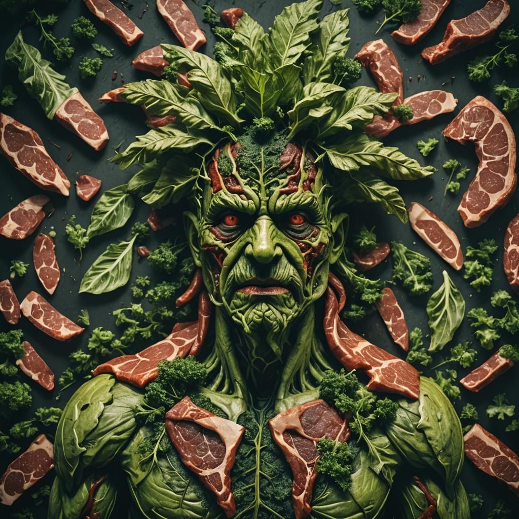 Green Man Made of Meat: Cinematic Still