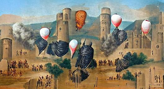 Armored Balloons Ascending Tower