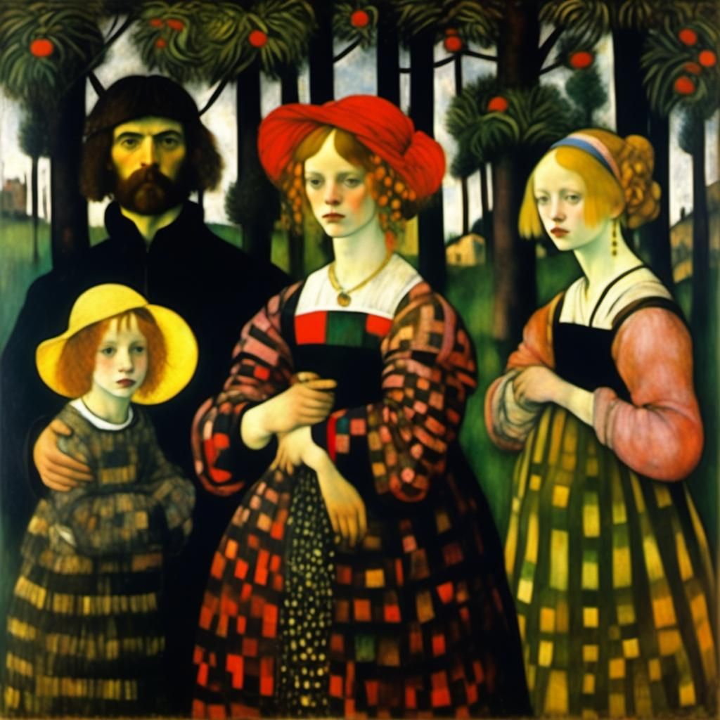 Inspired by Klee, Klimt, Renoir and Others