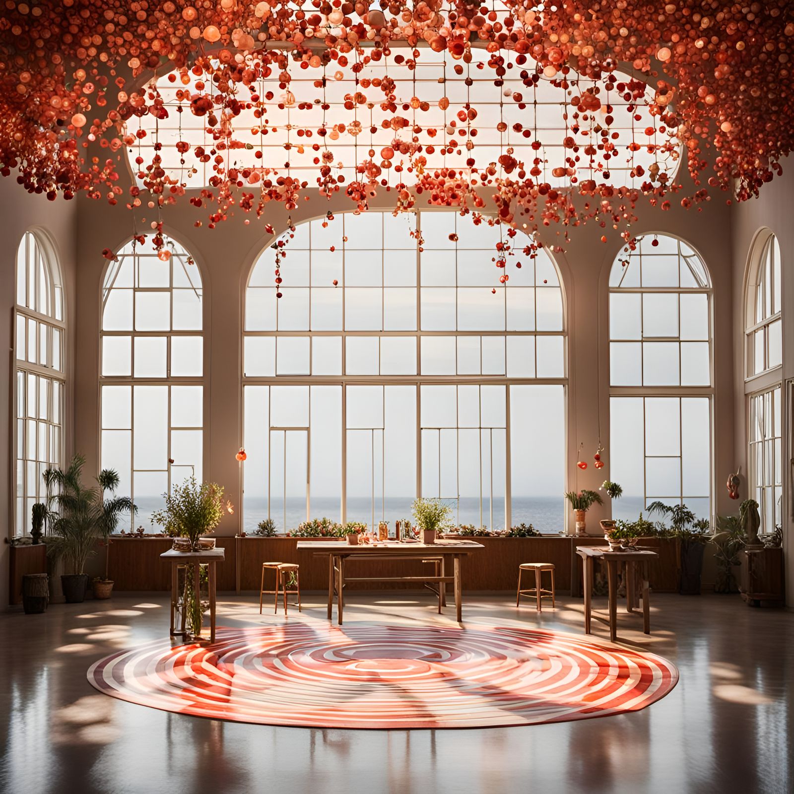 The styles and inspirations of multiple artists like Judy Chicago, Louise Bourgeois, Tracy Emin, Kaffe Fasset...