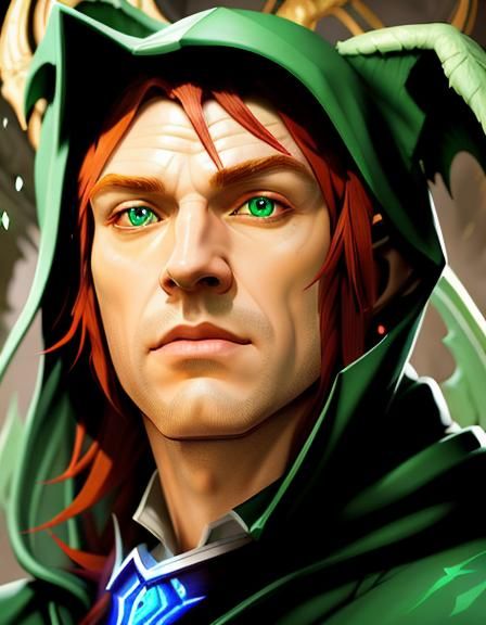 Elf on Pegasus: Epic Digital Painting