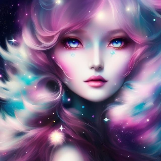 Fluffy Kitten Digital Art Masterpiece in Anime Style