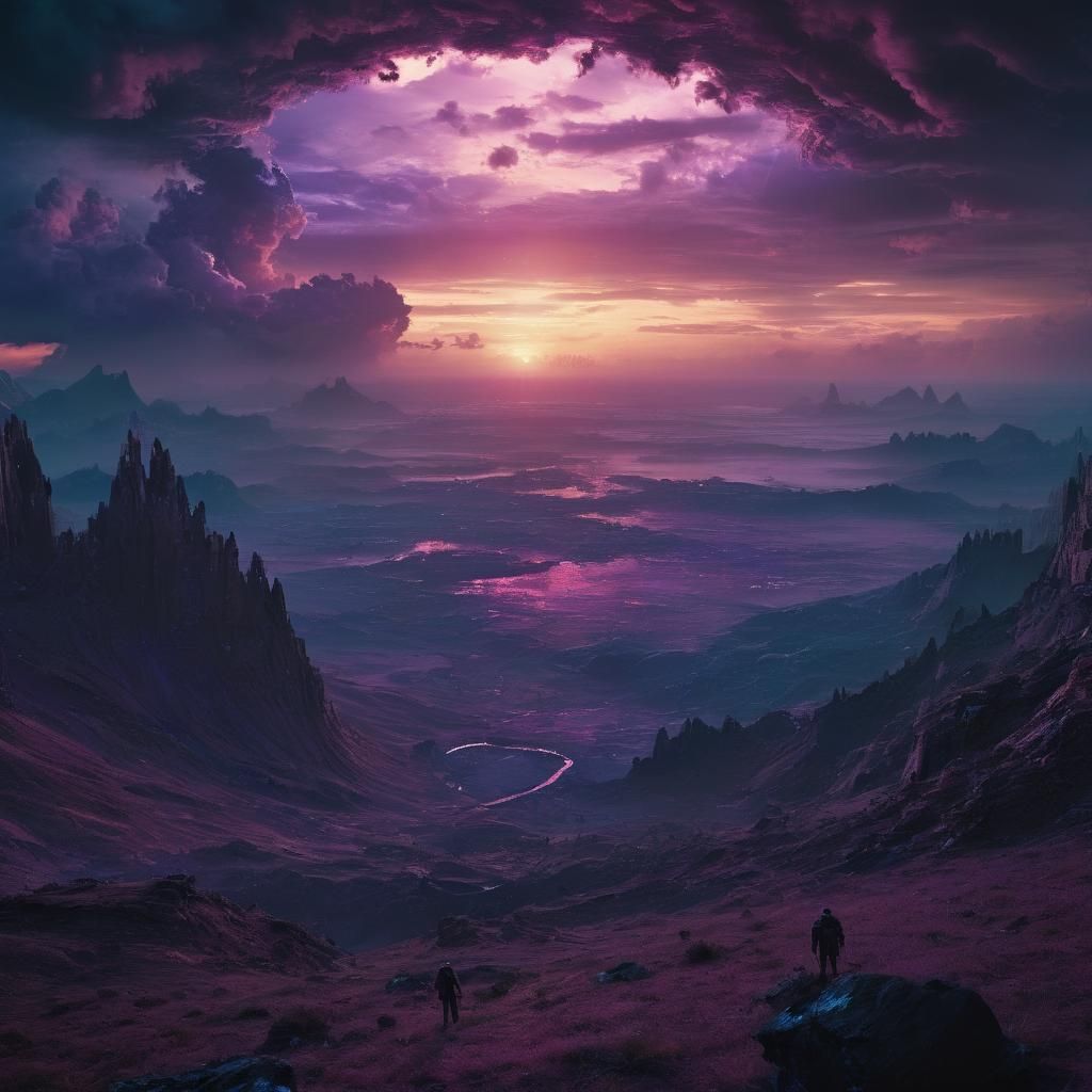 Nova Conti: Purple and Blue Skies