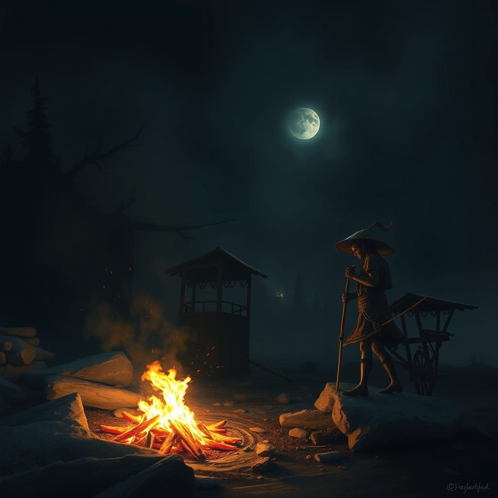 Abstract Unspoken Thoughts: An AI Interpretation