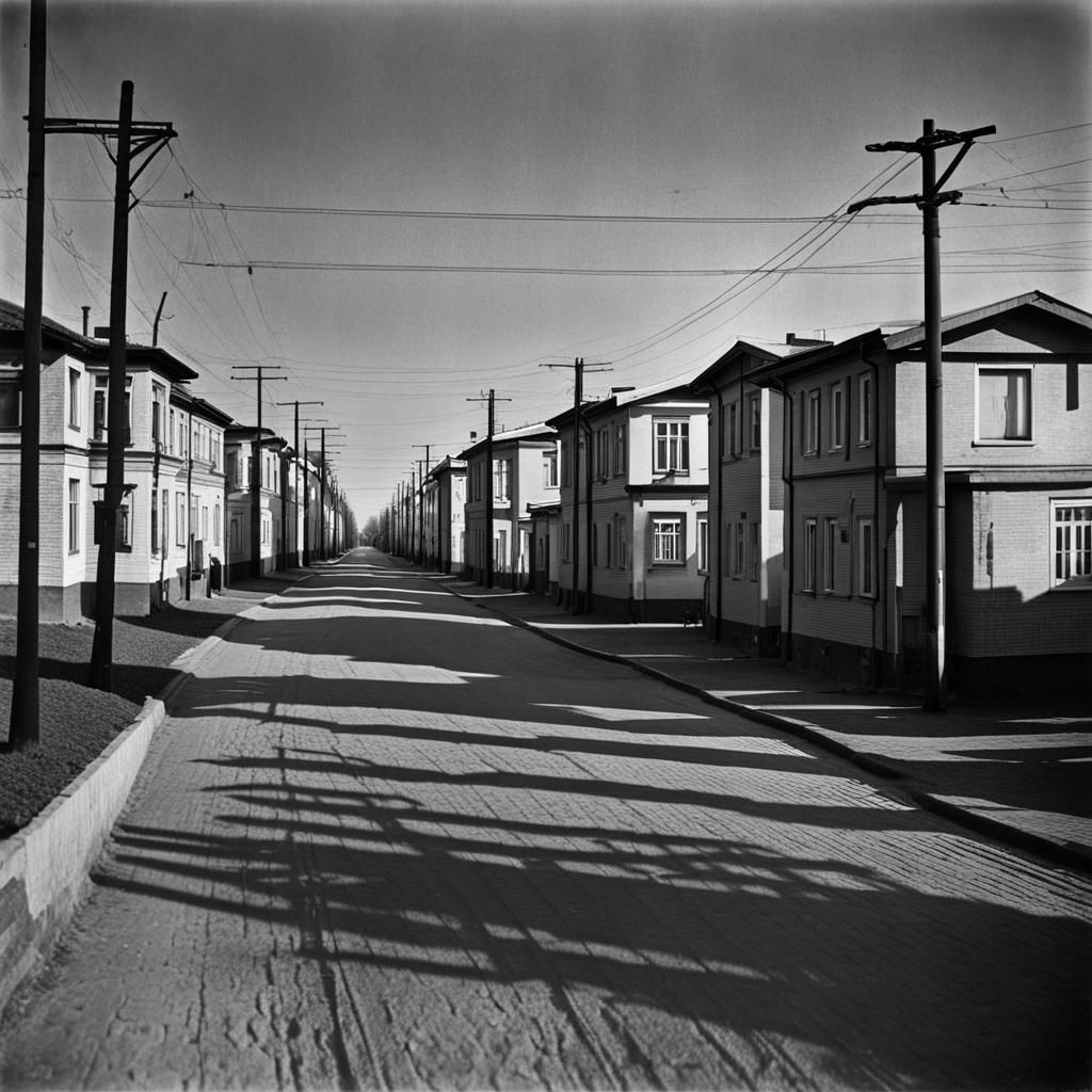 Constructivist Suburb in Novosibirsk: Rodchenko Style
