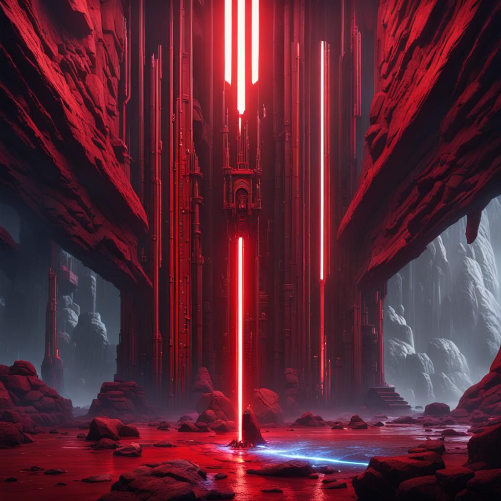 Epic Sith Temple Matte Painting in 8K