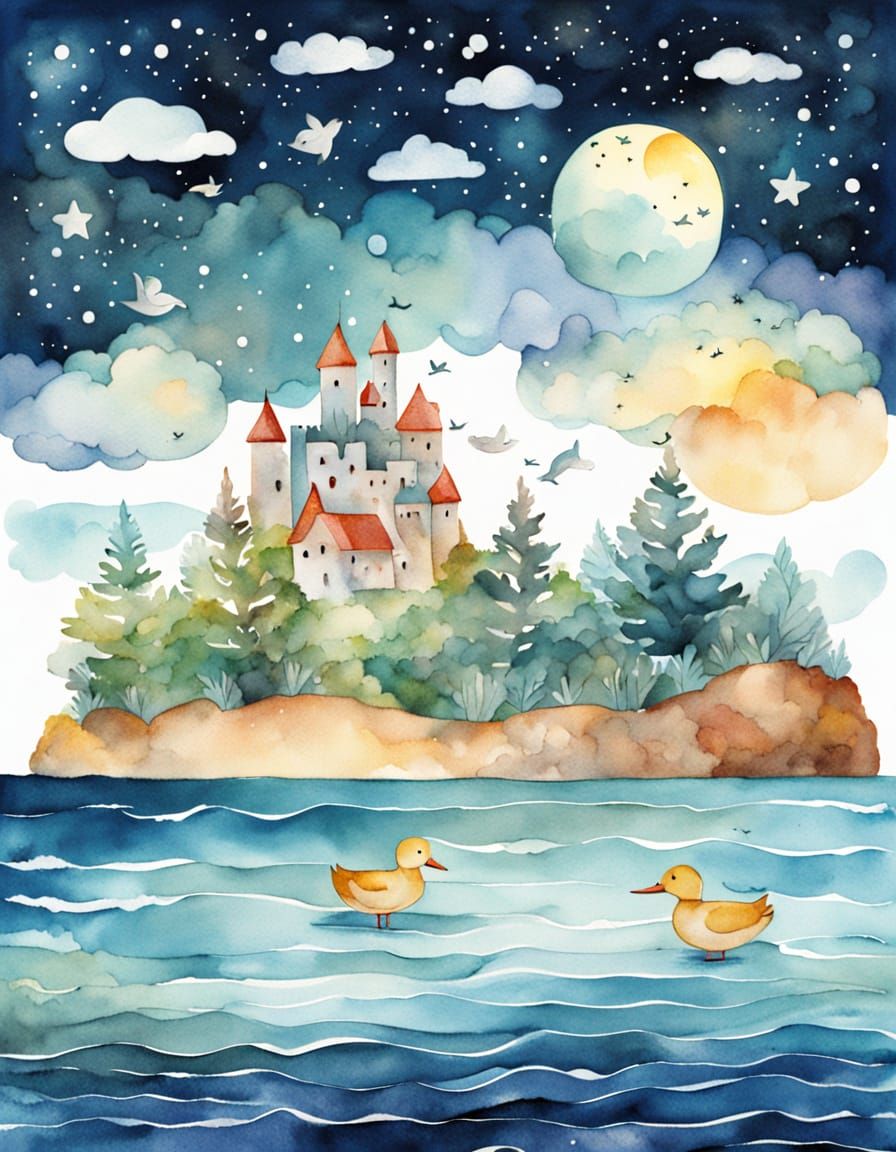 Floating Islands in Outer Space with Castles and Jungles