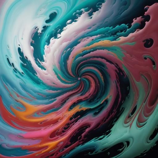 Surreal Glowing Portal in Dreamlike Landscape