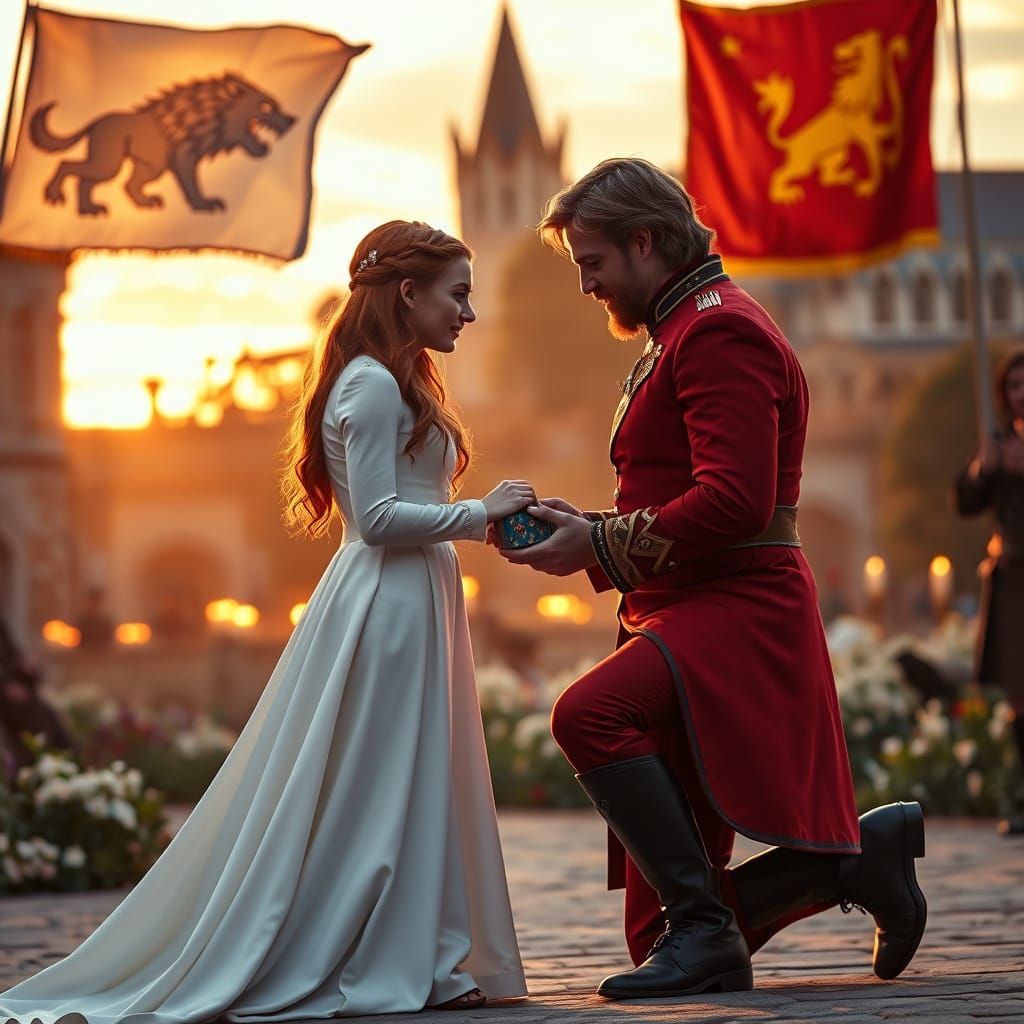 Princess Sansa and Prince Tyrion Share a Tender Moment in th...