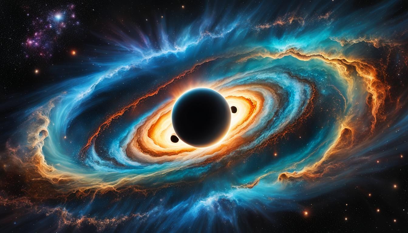 Galactic Eclipse: Hyperrealistic Planetary Nebula and Black ...